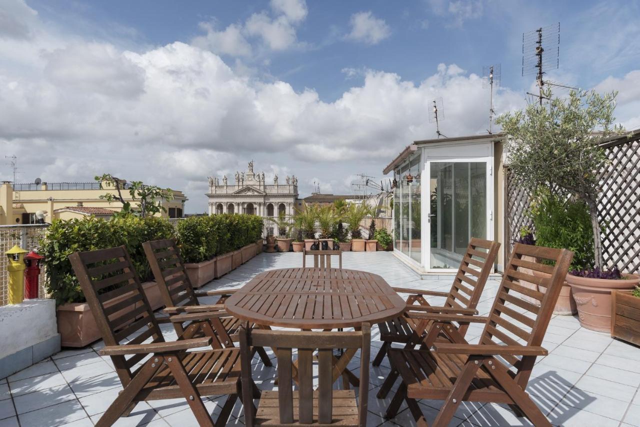 Rome East Panoramic View Flat With Terraces Roma Exterior foto